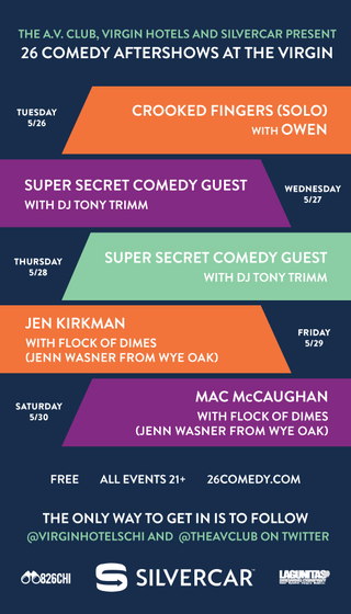 Illustration for article titled Our comedy fest, now with awesome aftershow sets